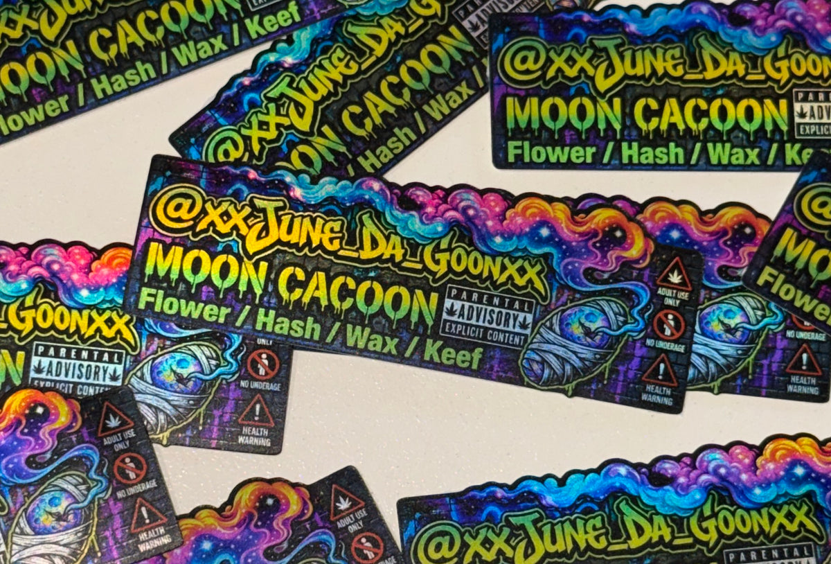 Holographic Chrome Sticker