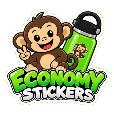 Economy Die-Cut Stickers -GLOSS