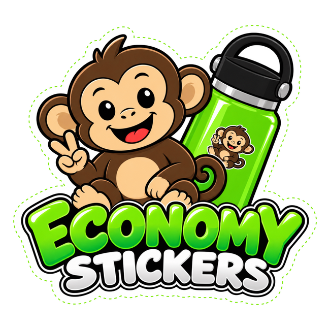 Economy Die-Cut Stickers -GLOSS