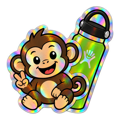 Holographic Chrome Sticker